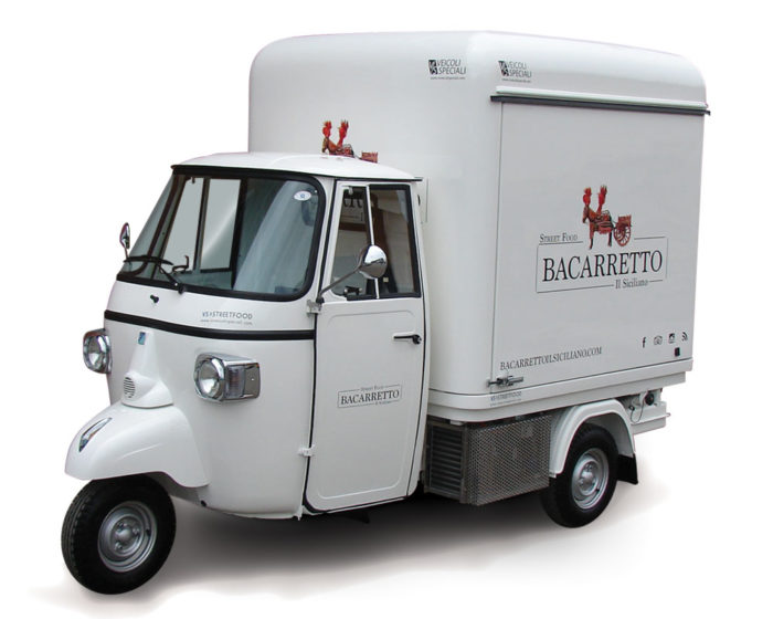 Triporteur Piaggio Ape Pour Vente Ambulante Et Vespacar Food Trucks A