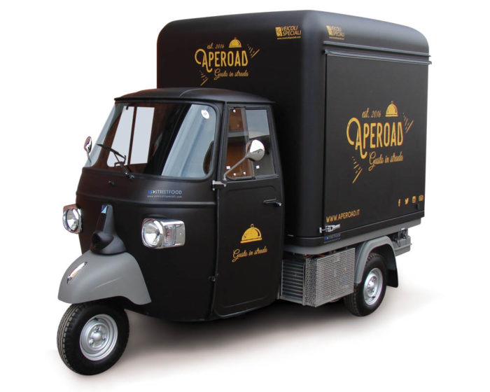 Triporteur Piaggio Ape Pour Vente Ambulante Et Vespacar Food Trucks A