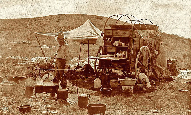 chuckwagon premiers wagons marchands ambulants
