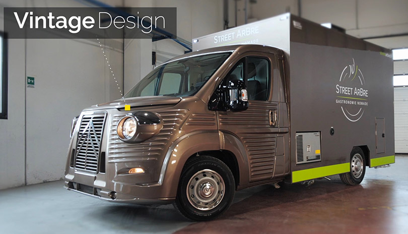 business extension food truck gastronomie nomade designed for the chef Yoranne