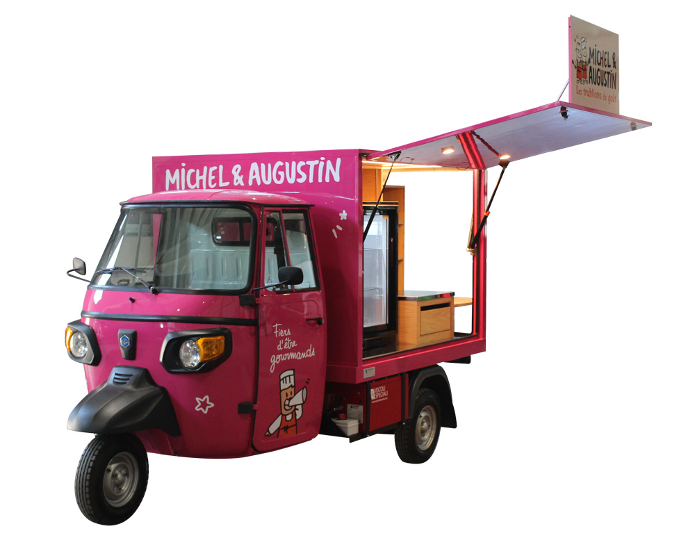 Food Truck Panetteria Michel et Augustin specializzato in biscorri, paste e dolci