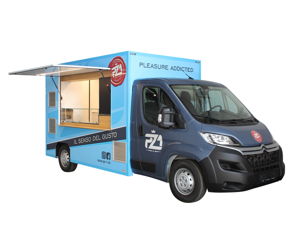 food truck pizzeria pz1 una opzione ECOnomica per conseguire una pizzeria su furgone modificato a un prezzo accessibile